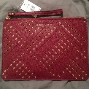 Authentic Michael Kors XL Zip Clutch